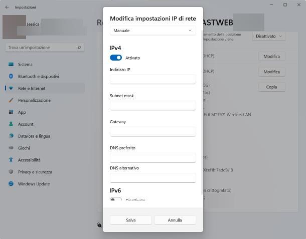 Come aprire porte router Fastweb