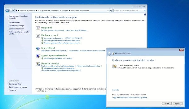 Ripristino Windows 7 Professional e Home: componenti