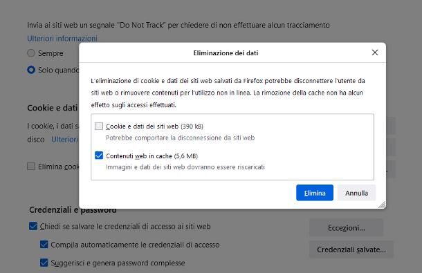 Come eliminare i file temporanei di Mozilla Firefox