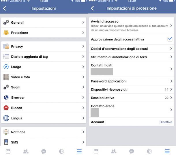 Come ibernare Facebook