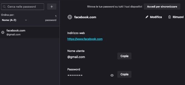 Come risalire alla password Facebook da PC