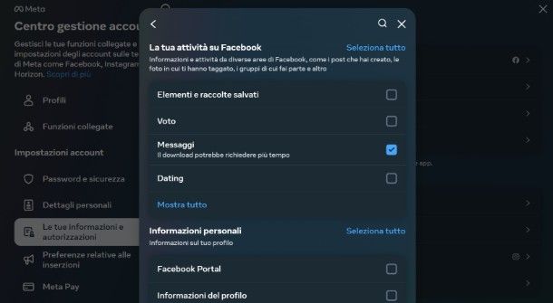 Come salvare le conversazioni di Facebook