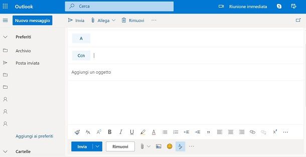 Outlook webmail