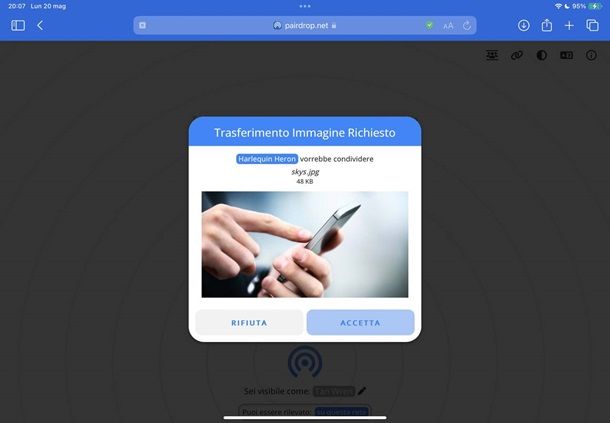 Come caricare foto su iPad