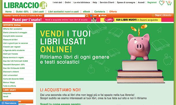 Come vendere libri usati su Libraccio