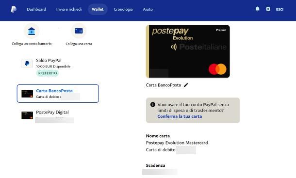 Come prelevare da PayPal con carta