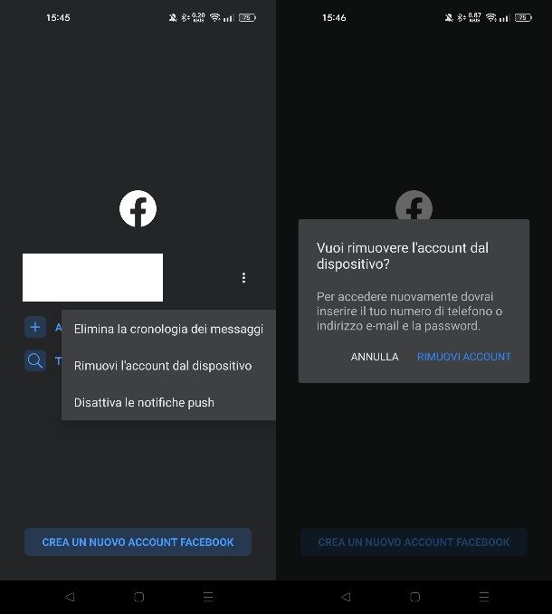 Come eliminare salvataggio password Facebook