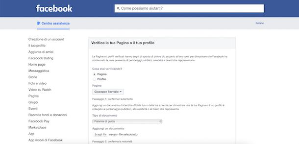 Come ufficializzare una pagina Facebook