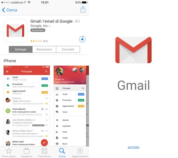 Come creare account Gmail
