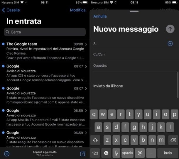 Mail Apple iOS