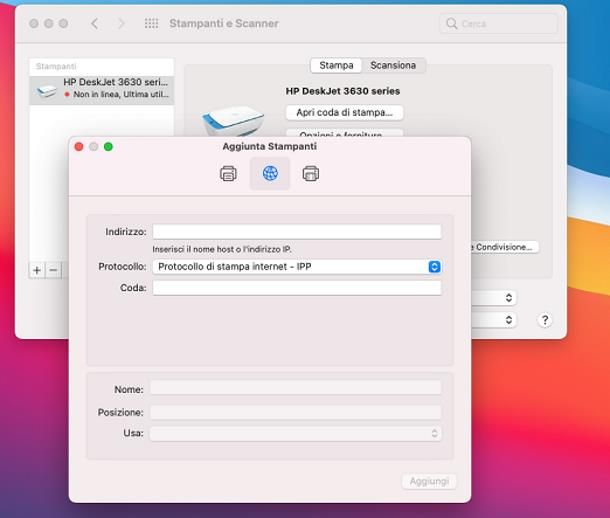 Come collegare stampante WiFi al Mac