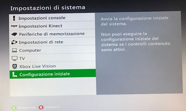 Come resettare Xbox 360