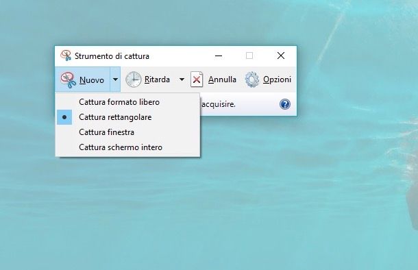 Come fare screenshot Windows