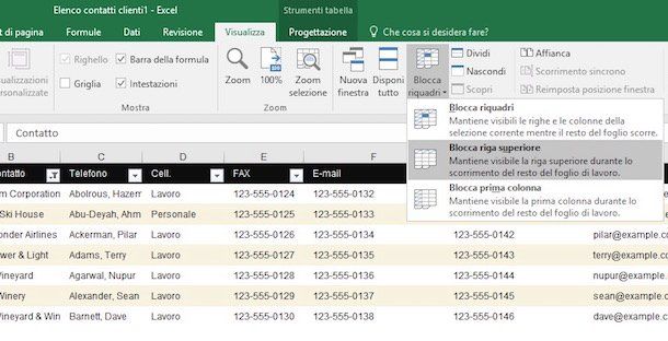 Come proteggere celle Excel