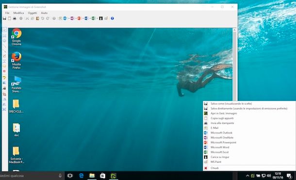 Come fare screenshot Windows