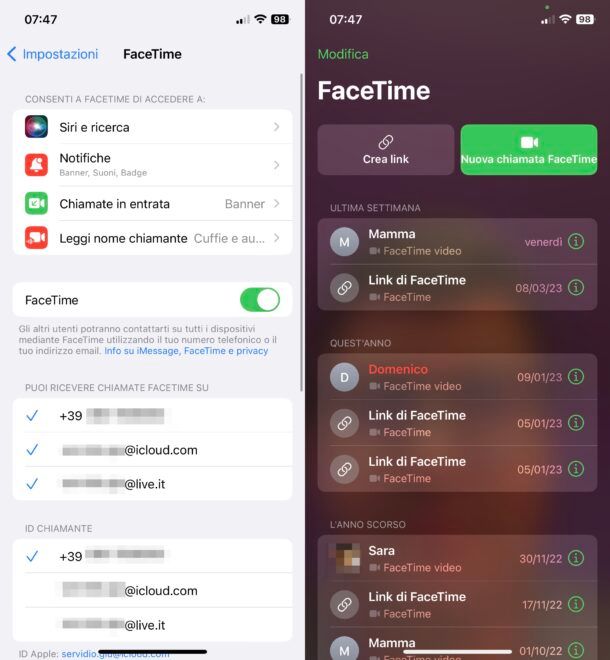 Come usare FaceTime su iPhone