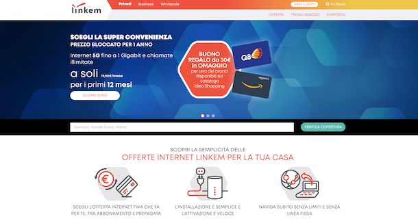 Linkem verifica copertura 