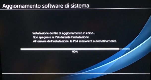 Come aggiornare PS4