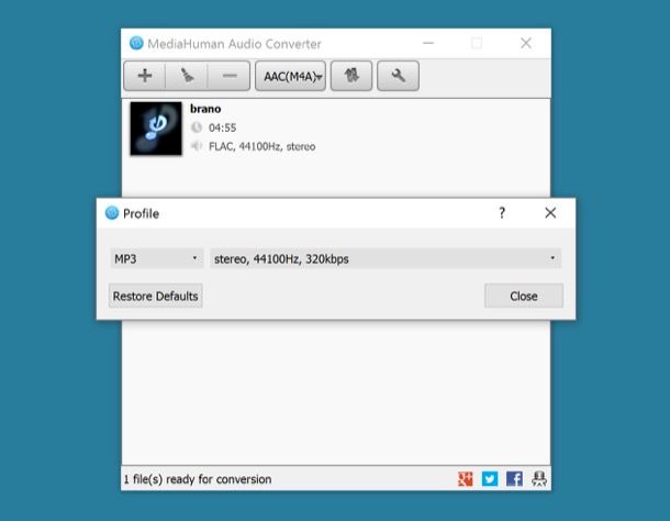 Come convertire audio