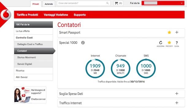 Come Sapere Quanto Internet Rimane Vodafone Salvatore Aranzulla