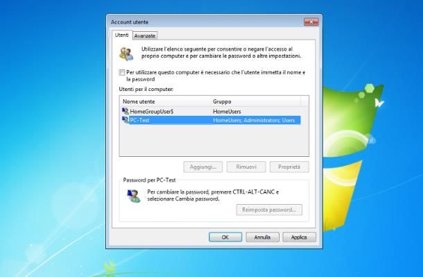 Come bypassare la password di Windows 7