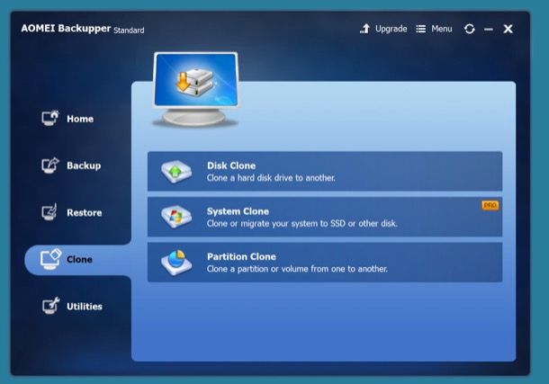 Programmi per clonare hard disk
