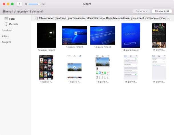 Come recuperare file cancellati Mac