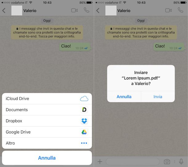 Come inviare messaggi WhatsApp