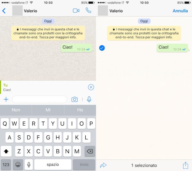 Come inviare messaggi WhatsApp