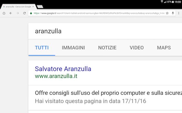 Come zoomare su Google