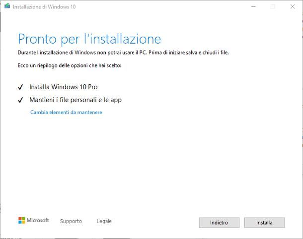 Come reinstallare Windows 10