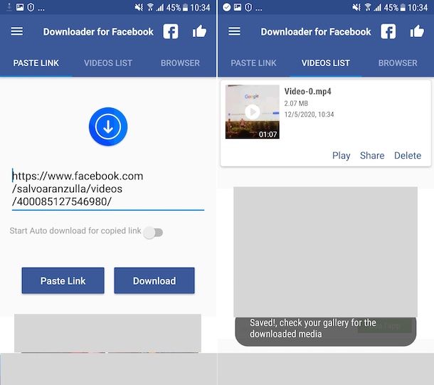 Come scaricare video da Facebook Android Salvatore Aranzulla