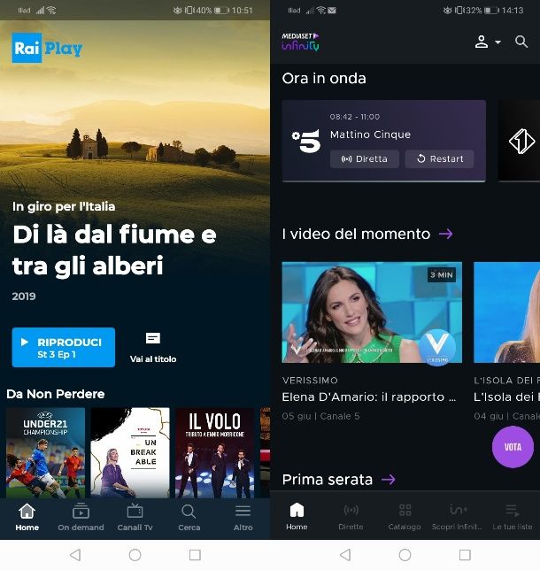 Come vedere TV gratis su Android