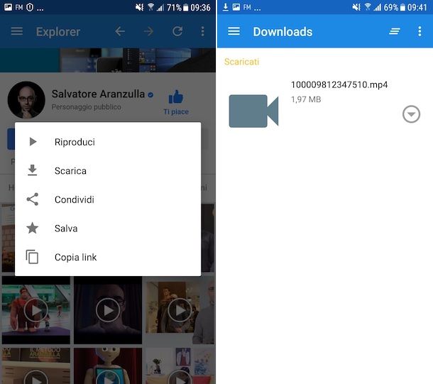 Come scaricare video da Facebook Android Salvatore Aranzulla