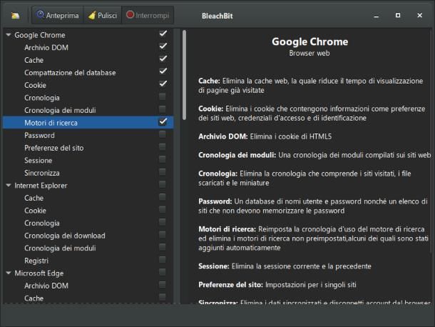 Come cancellare estensioni Chrome