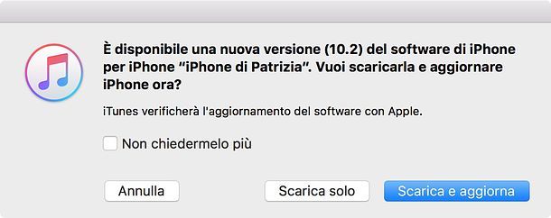 Come aggiornare iOS 10