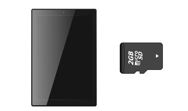 Tablet con microSD