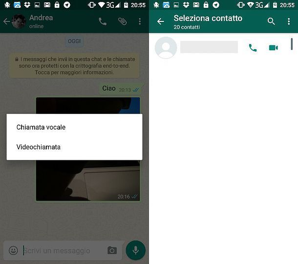 Come chattare WhatsApp