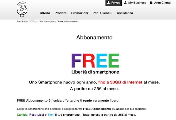Passa a Tre offerte