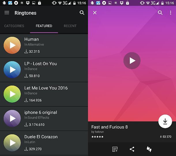 Applicazioni per scaricare musica Android
