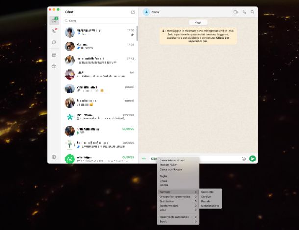 WhatsApp Mac