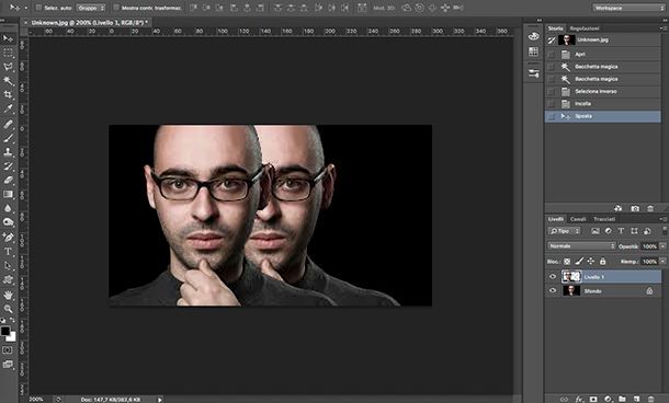 Applicazione per fotomontaggi Photoshop