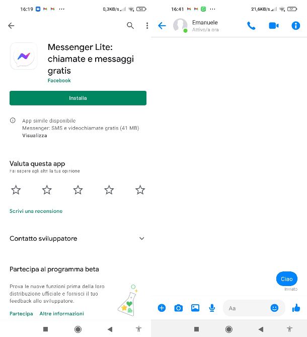 Messenger Lite