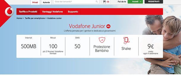 Come passare a Vodafone da Tre