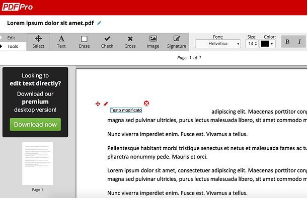 Come sovrascrivere su PDF