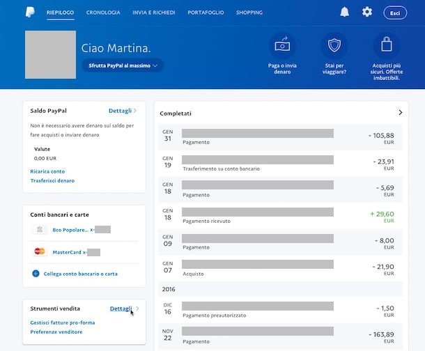 Cómo recibir dinero con PayPal
