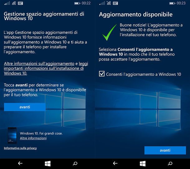 Come aggiornare Lumia