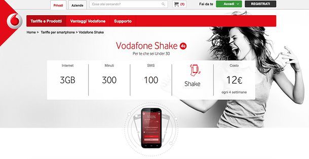 Come passare a Vodafone da Tre