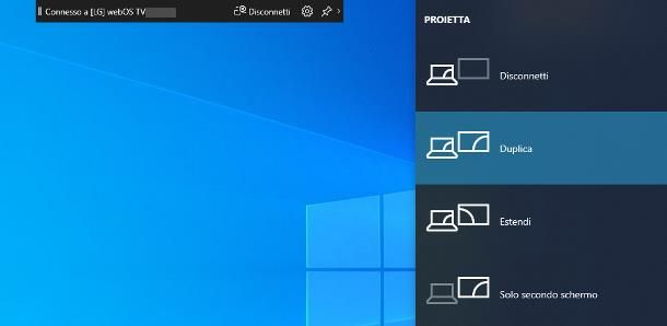 Come sdoppiare lo schermo