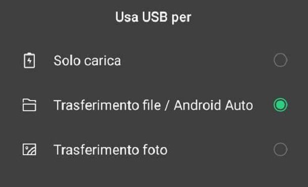 Trasferimento file Android